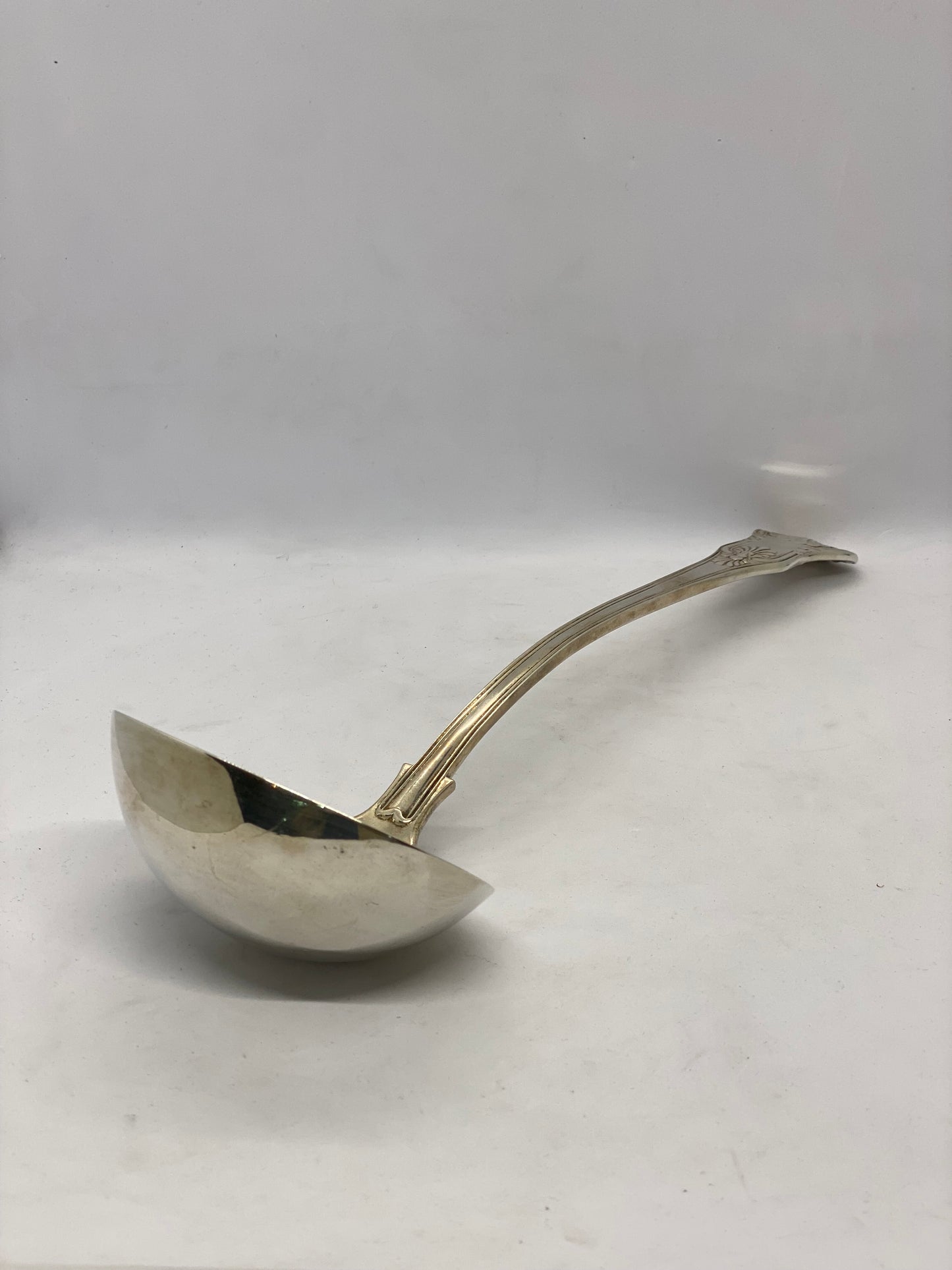 Highly Collectible Queens Patterned Ladle by William Bateman & Daniel Ball, 1840.