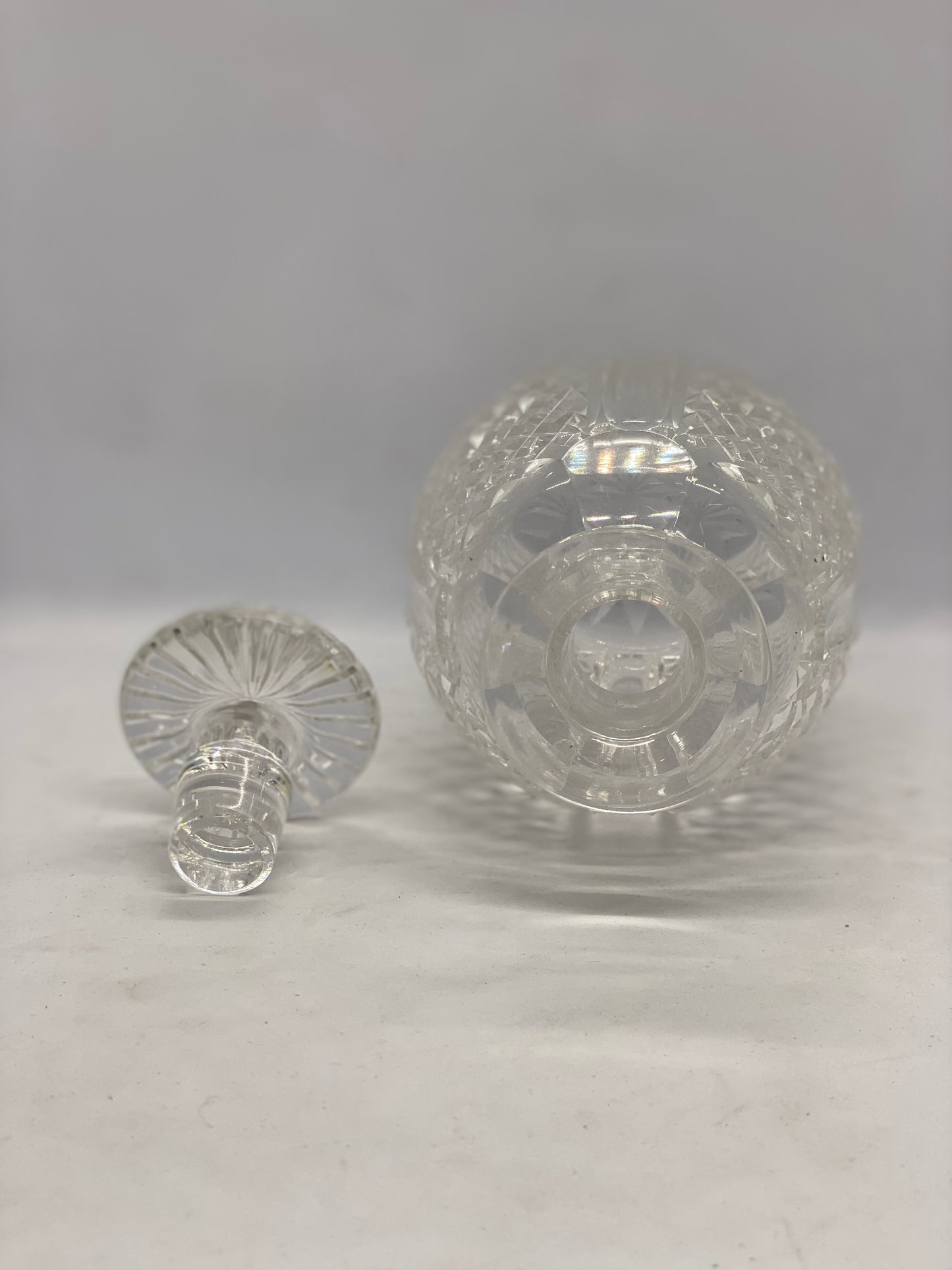 Antique Cut Crystal Decanter