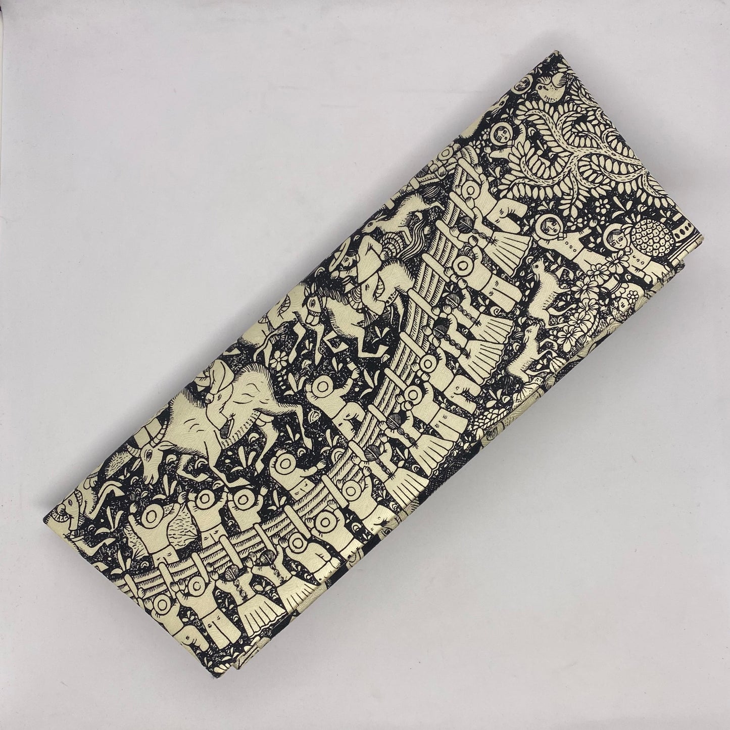 Vintage Pineda Covalin Black & White Clutch