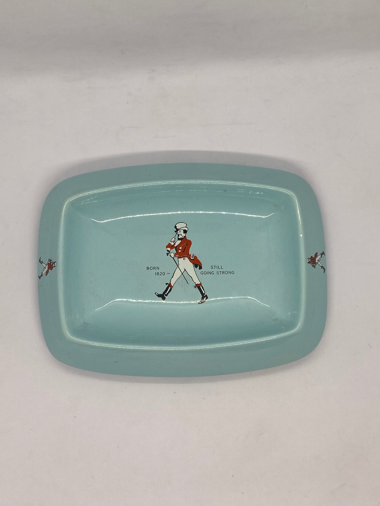 1960s Johnny Walker Whisky Memorabilia Ash Tray