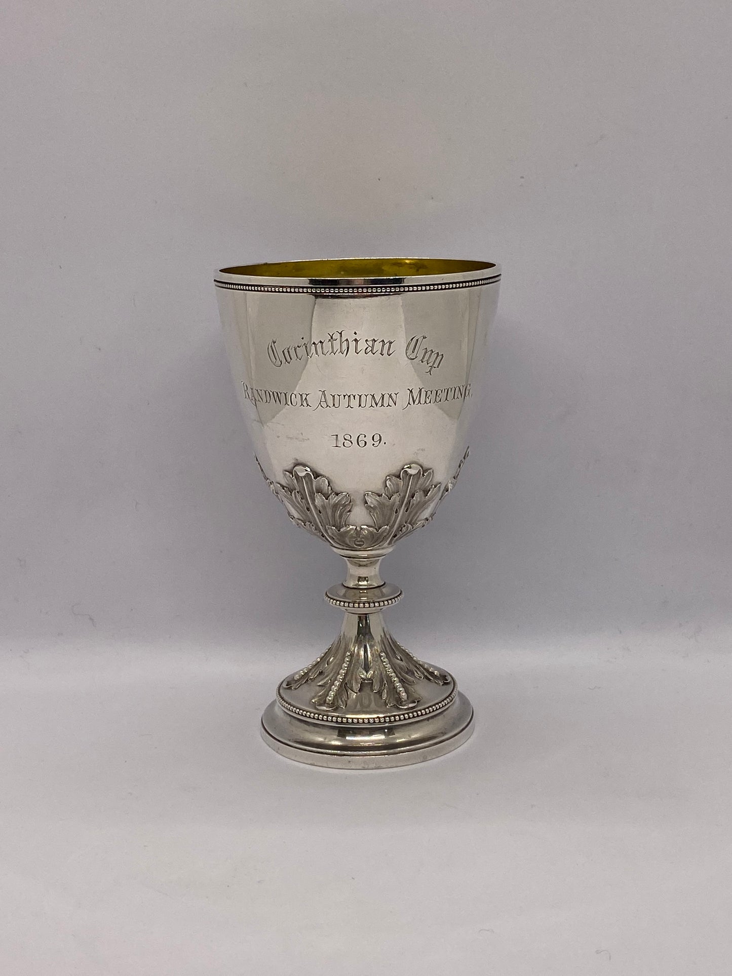 1869 年兰德威克秋季会议纯银科林斯杯