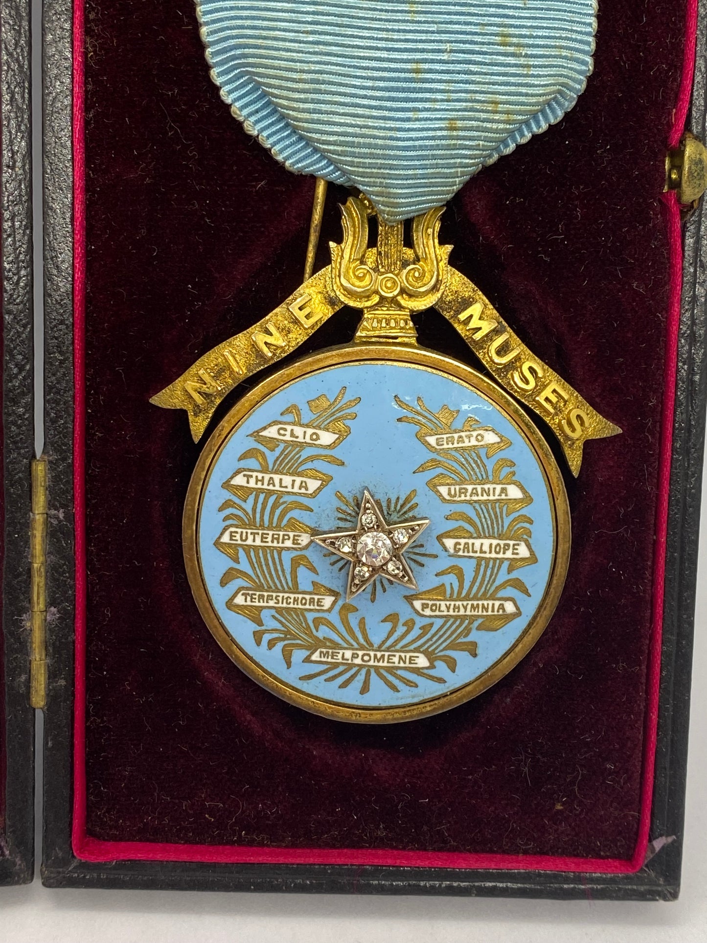 Vintage Near Antique Medal, Possibly Masonic, with the Nine Muses (Henry Thomas Lamb & Co.)