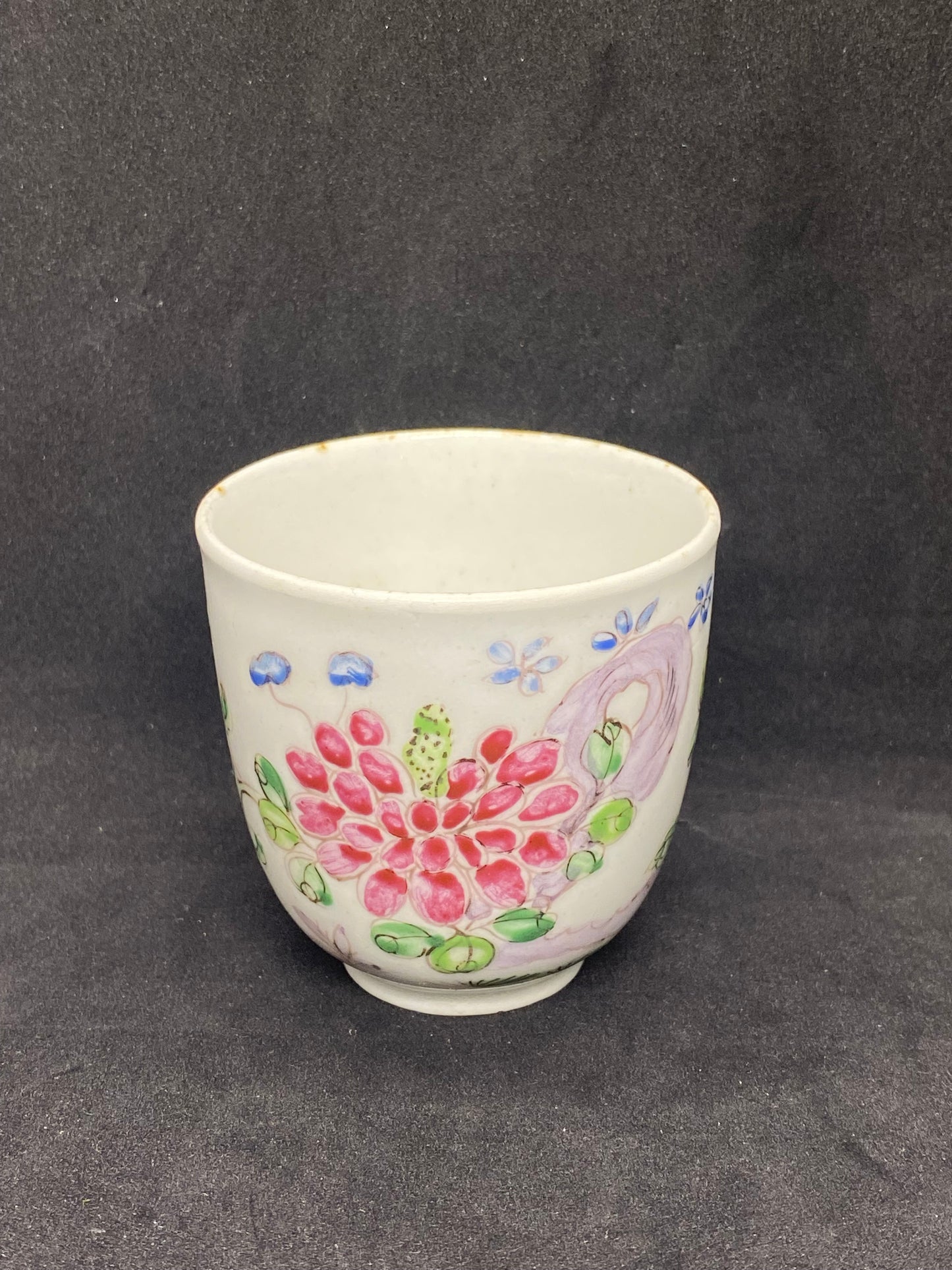 十八世纪弓形瓷粉彩咖啡罐杯 约 1750-1752 年
