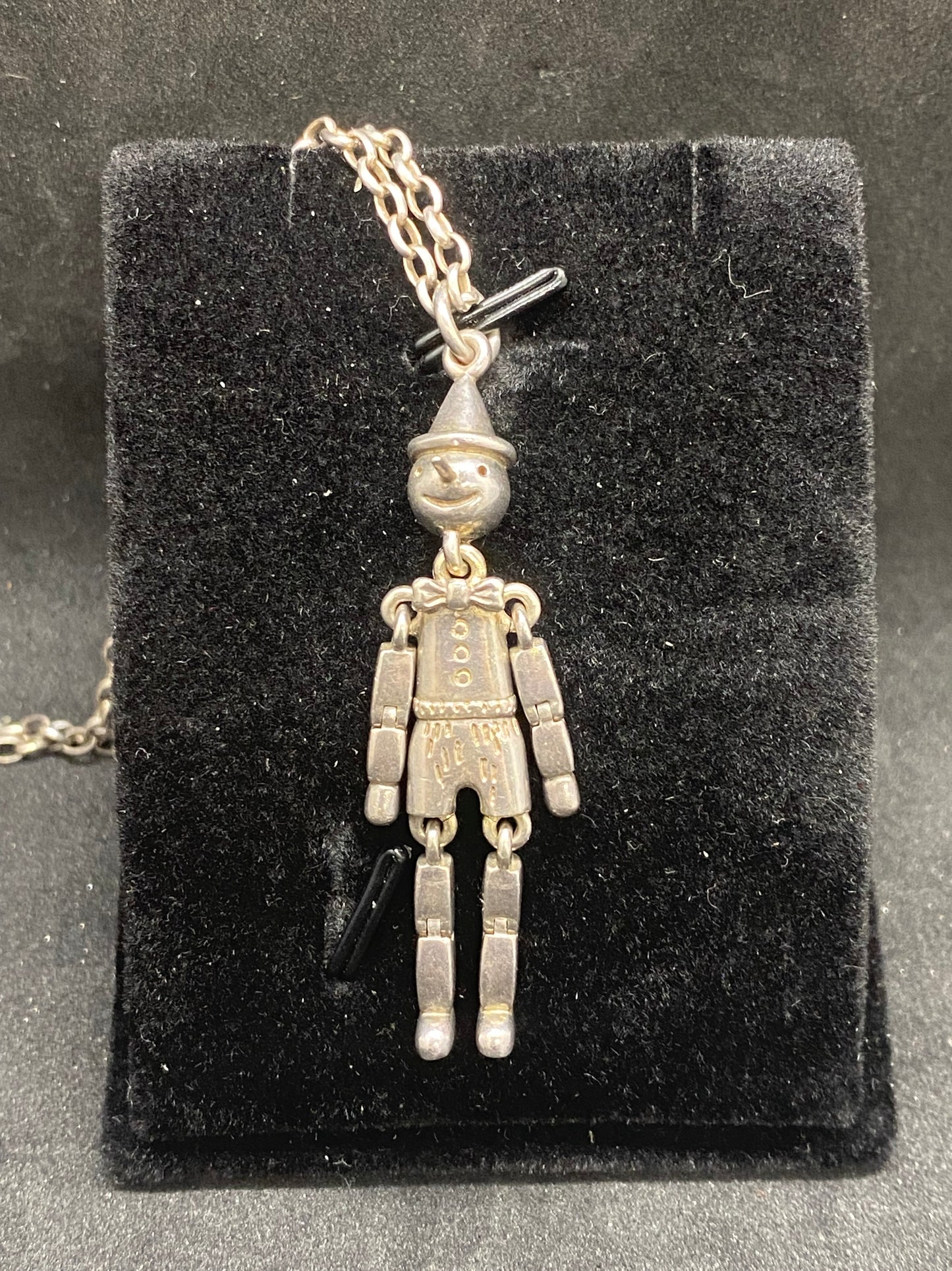 Karen Walker Sterling Silver Pinocchio Pendant with Chain