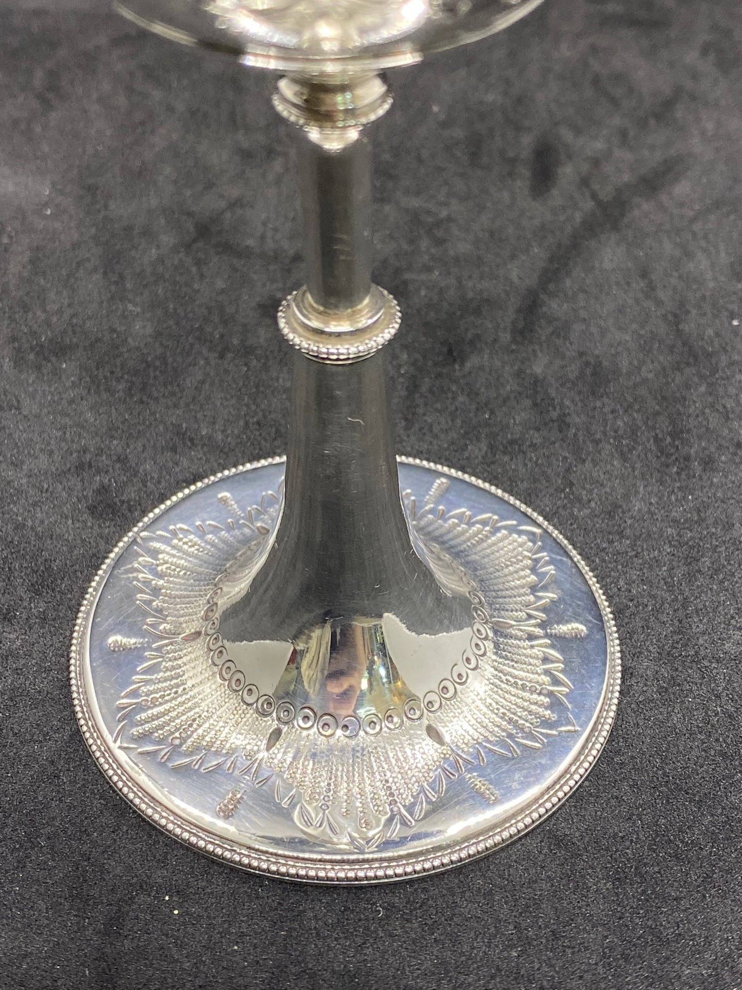 Antique Late Victorian Sterling Silver Goblet