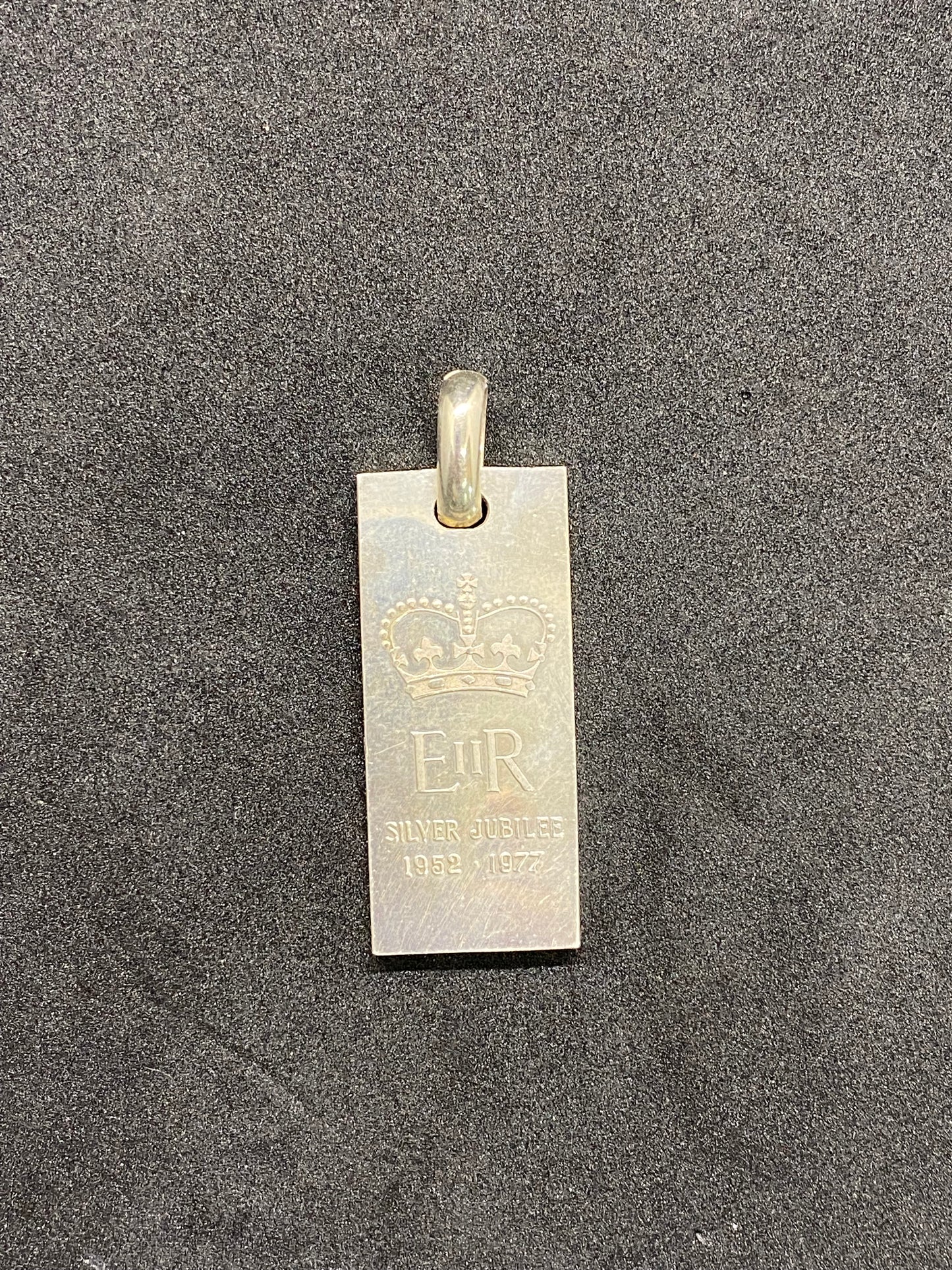 Vintage Sterling Silver Ingot Pendant