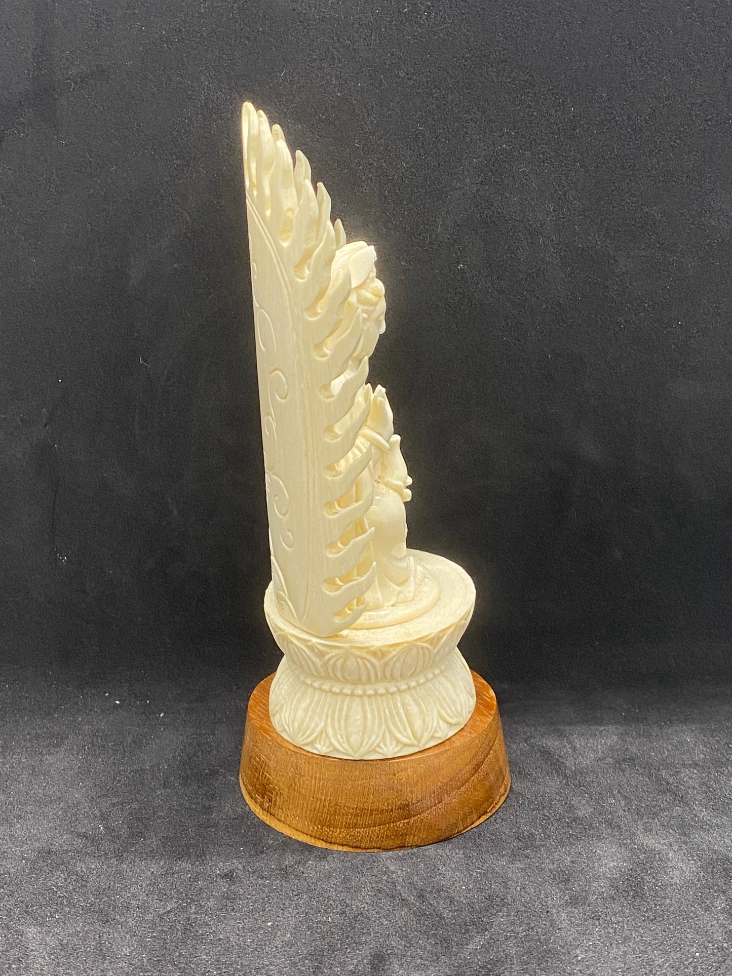 Antique Carved Ivory Figure of Guan Yin