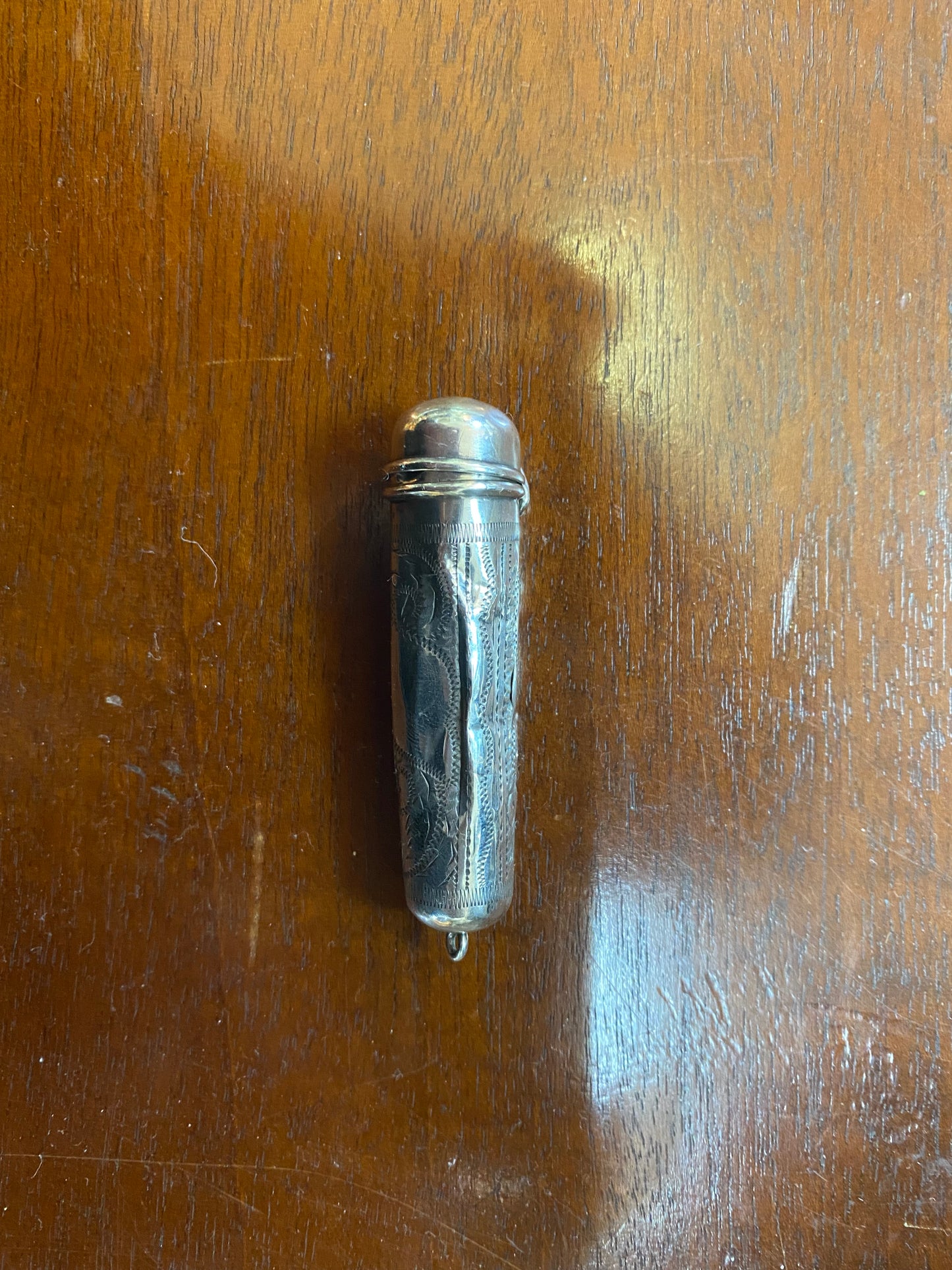 Antique Silver Cheroot / Pencil Holder