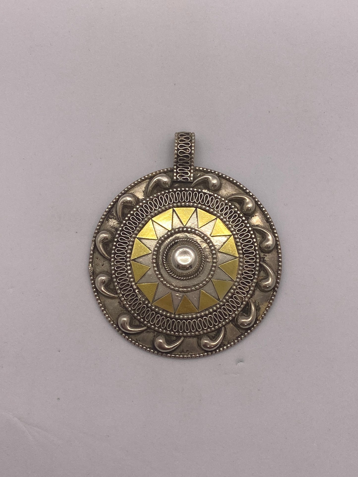 Vintage Omani Sterling Silver Pendant