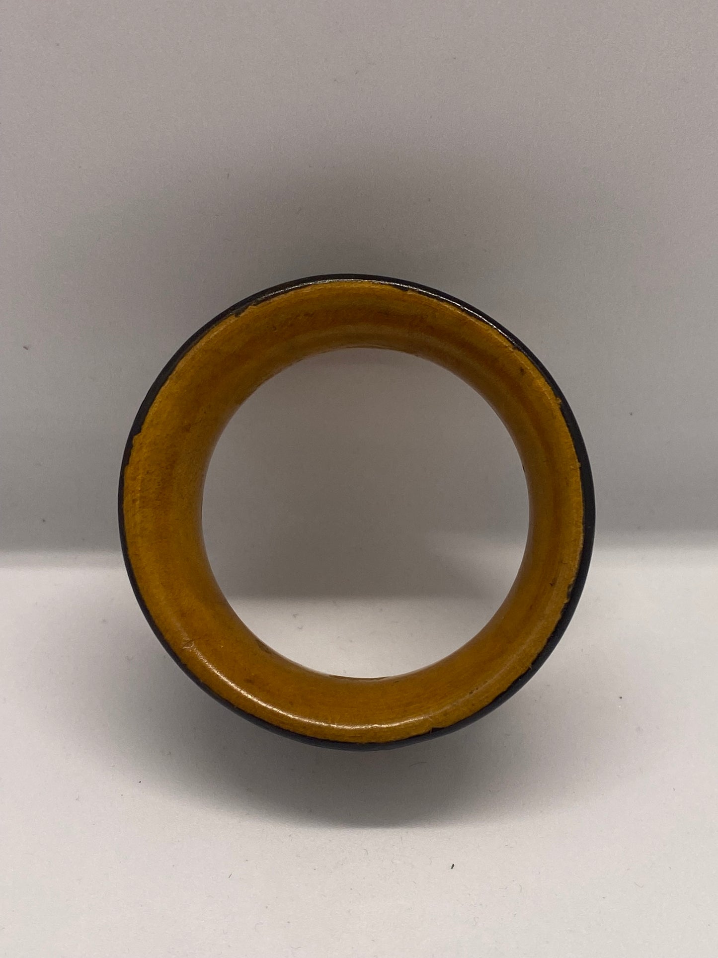 Late 19th Century Victorian Tartan Ware Napkin Ring, McPherson Pattern