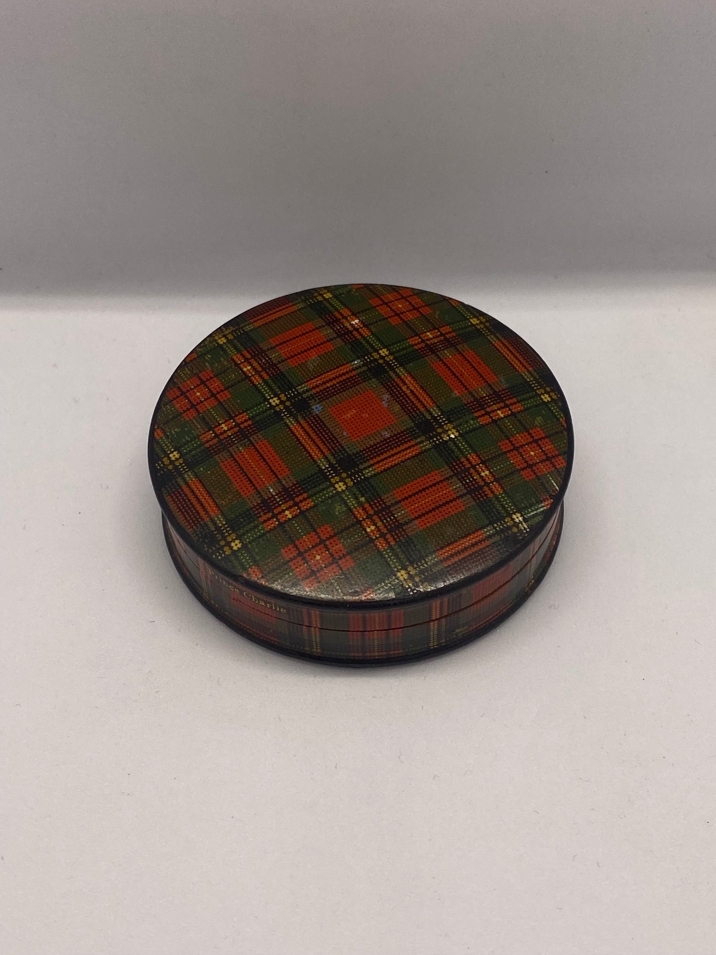 19th Century Victorian Tartan Ware Box, Prince Charlie Pattern