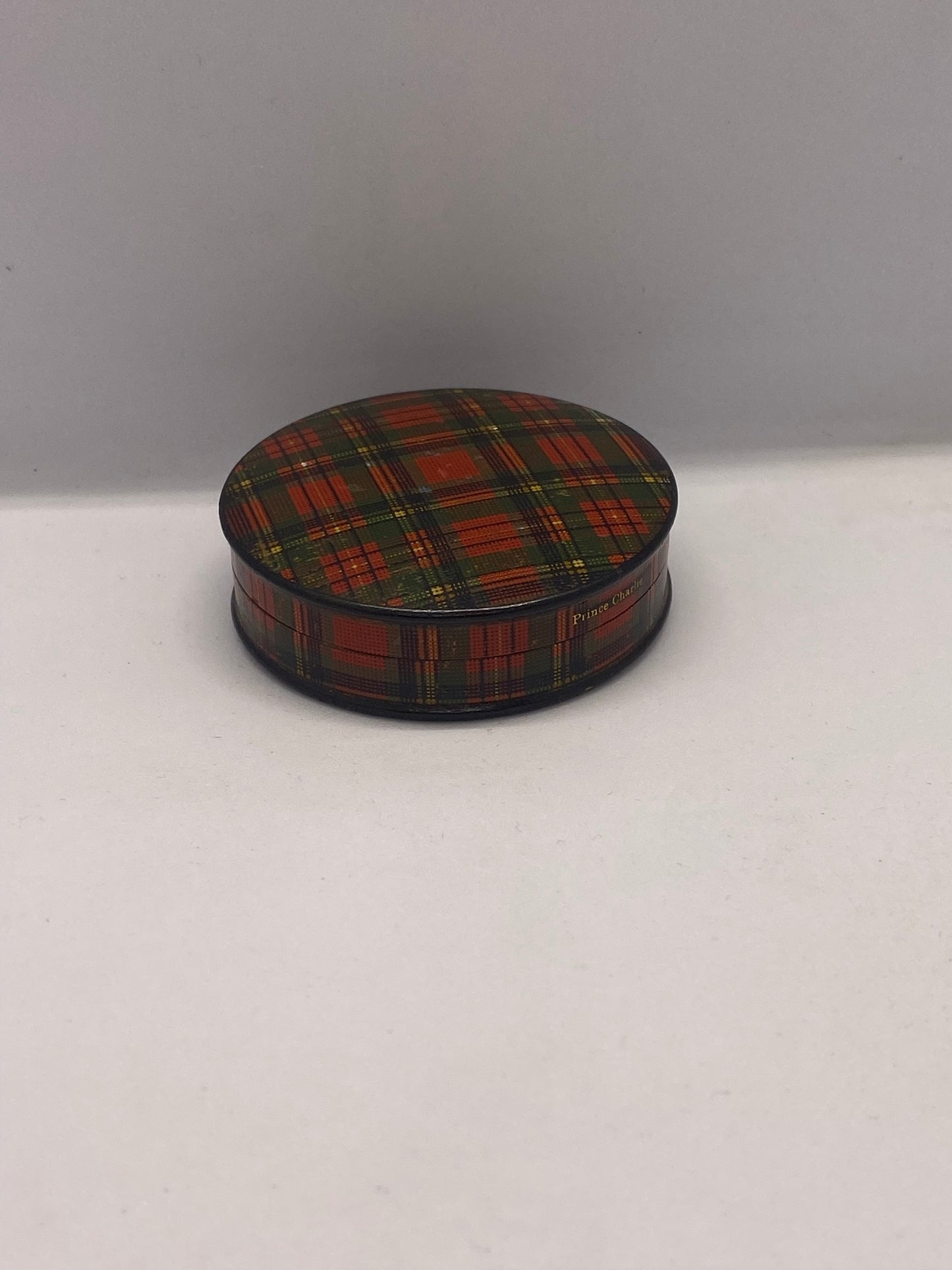 19th Century Victorian Tartan Ware Box, Prince Charlie Pattern