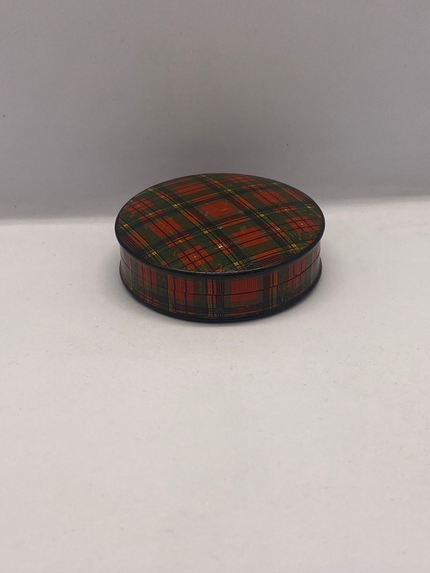 19th Century Victorian Tartan Ware Box, Prince Charlie Pattern