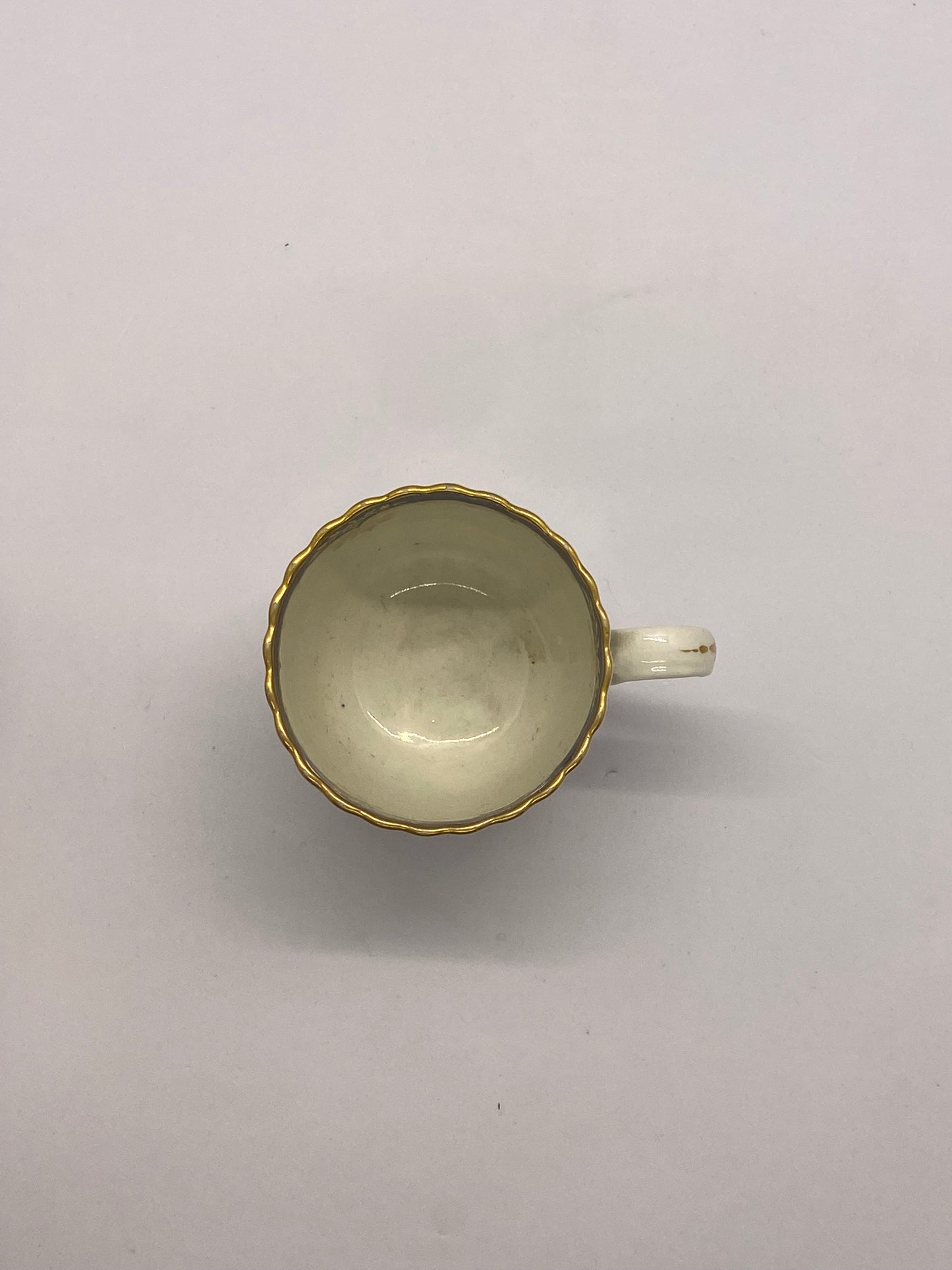 十八世纪晚期乔治亚时期第一时期伍斯特咖啡杯（沃尔博士时期）