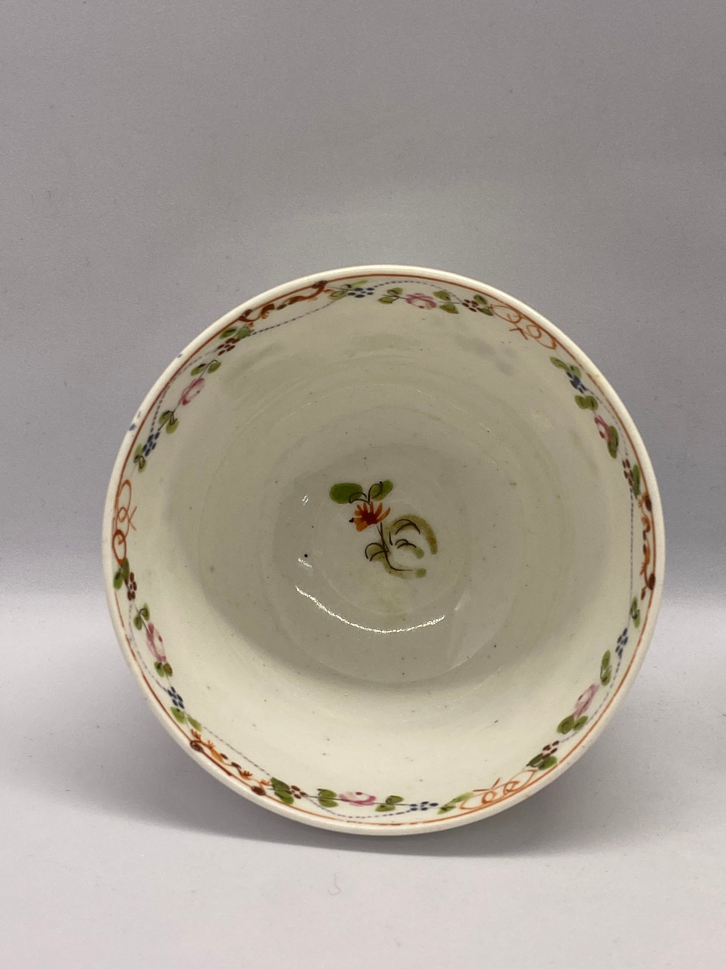 Late 18th Century New Hall Tea Bowl & Saucer