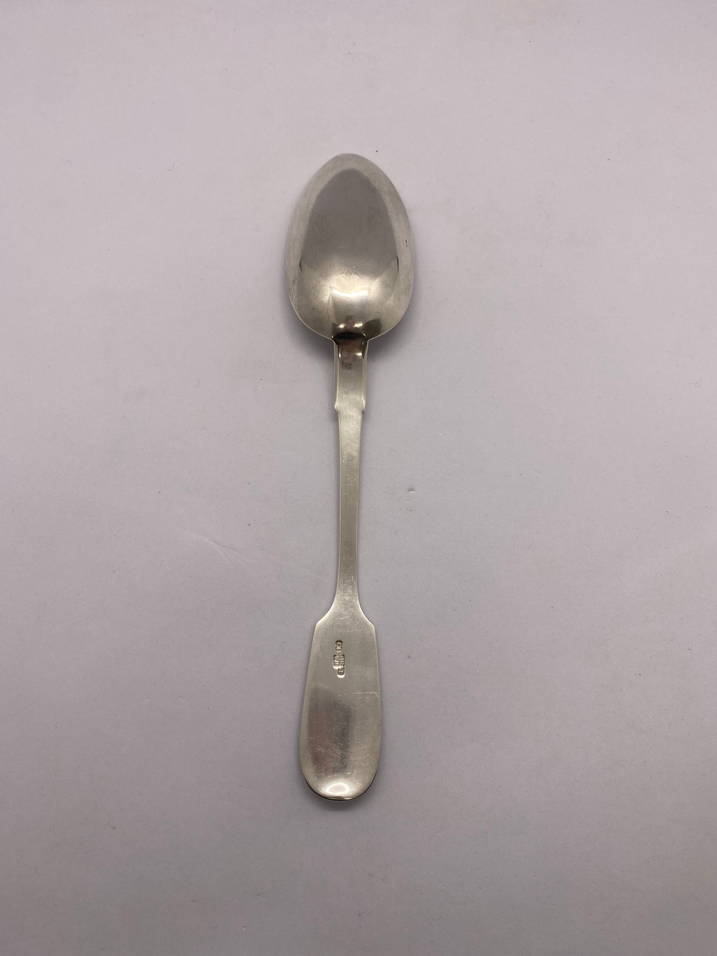 19th Century Russian Silver Serving Spoon c 1880, Rare Maker Samuel Filiander