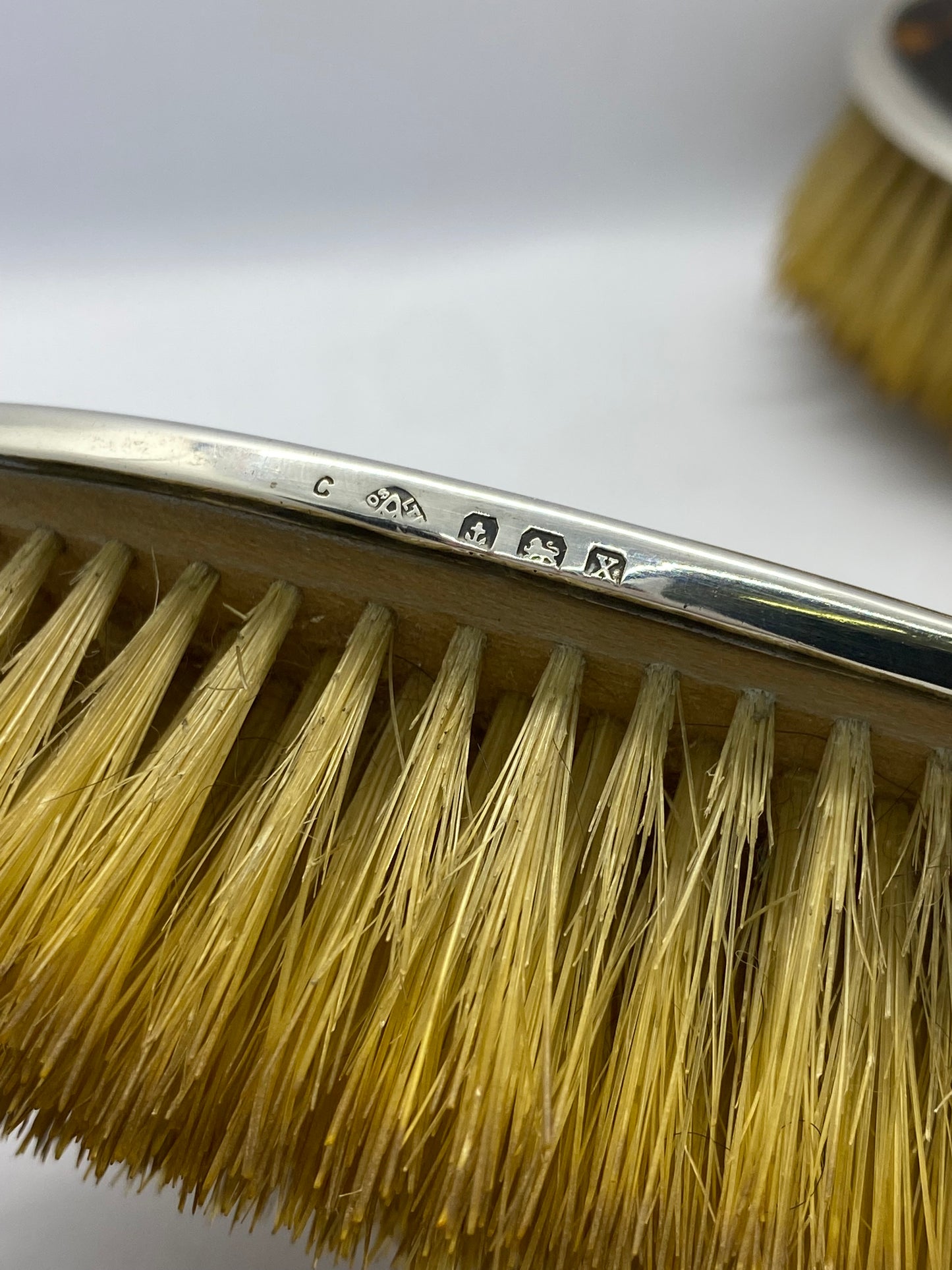 Antique Silver and Tortoiseshell Comb, Adie Bros, 1922