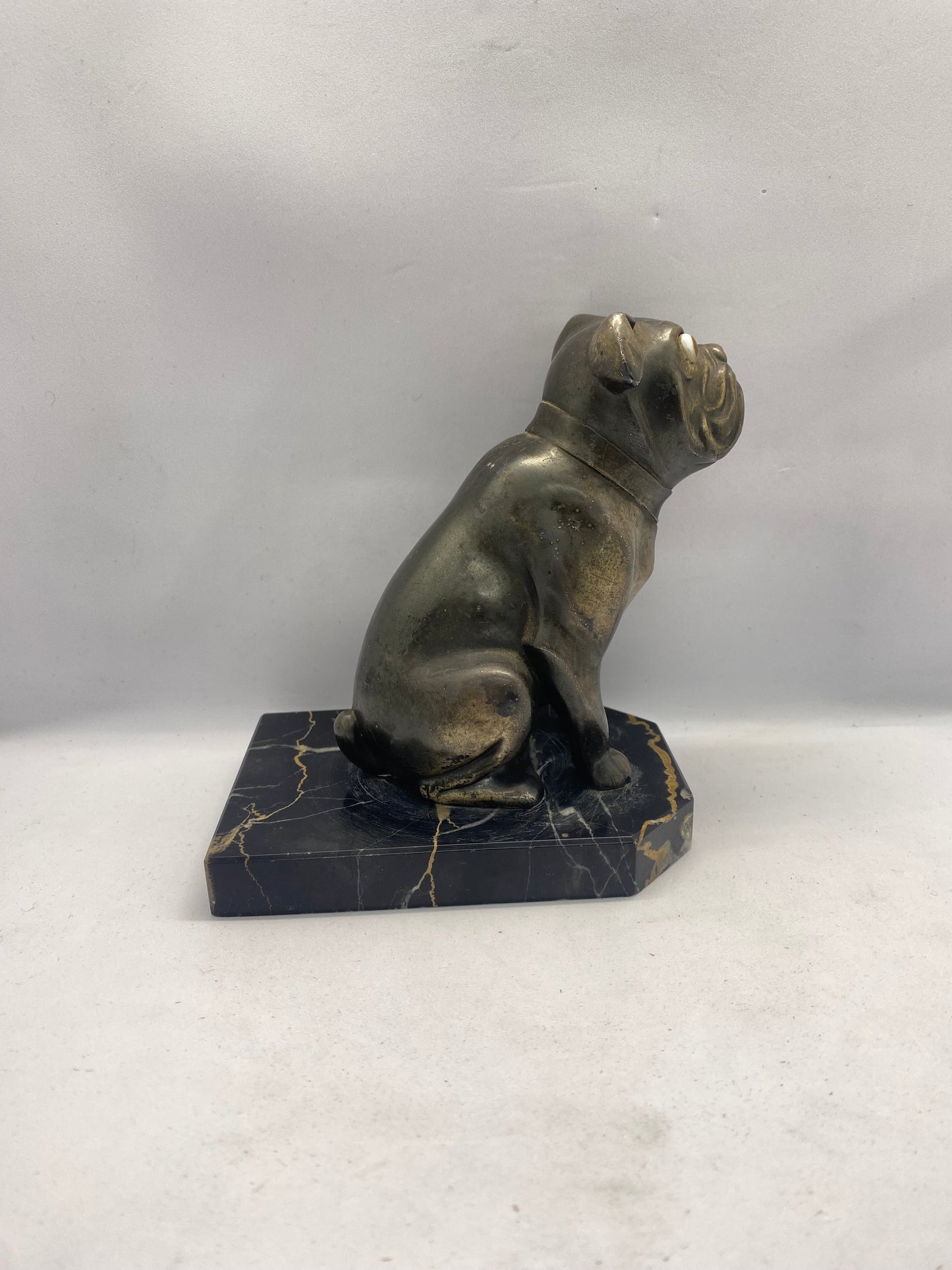 French Art Deco Bulldog Bookends by Hippolyte “FranJou” Moreau