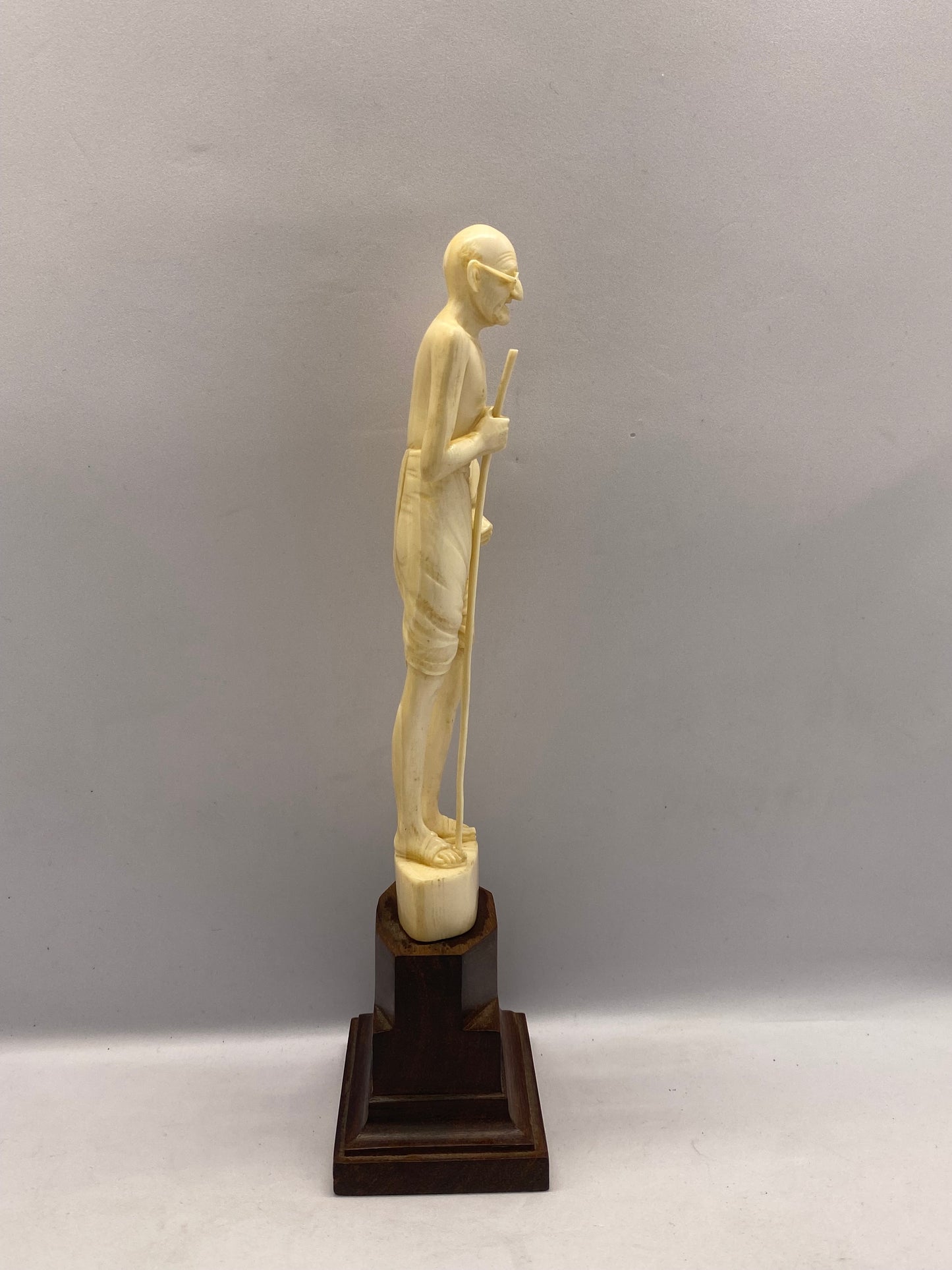 Near Antique Ivory Statue of Mahatma Gandhi c. 1920s-30s