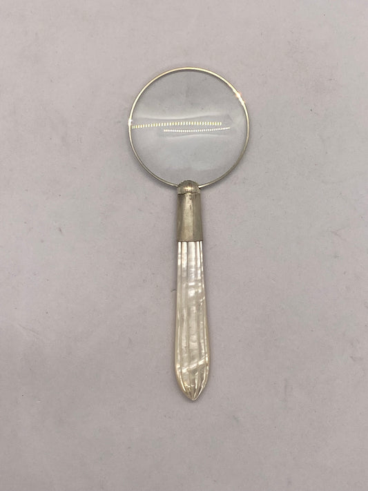 Antique Mother of Pearl handled Magnifying Glass circa 1913