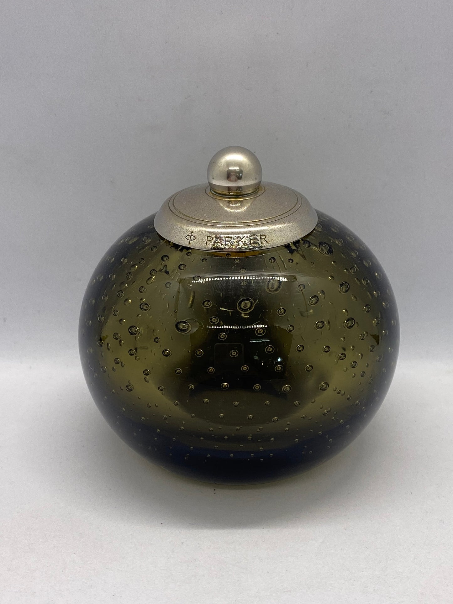 Vintage Parker Paperweight with Whitefriars Bubble Glass