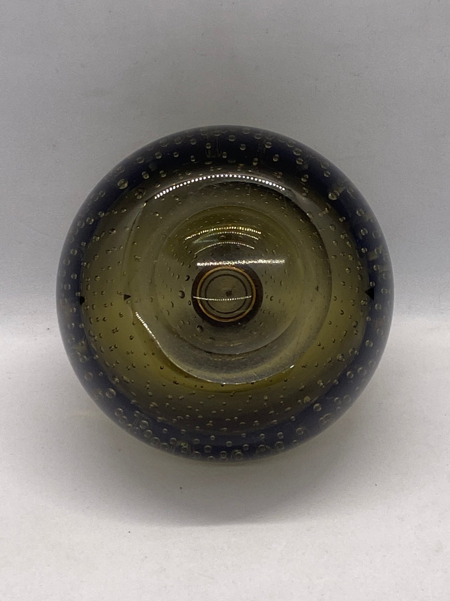 Vintage Parker Paperweight with Whitefriars Bubble Glass