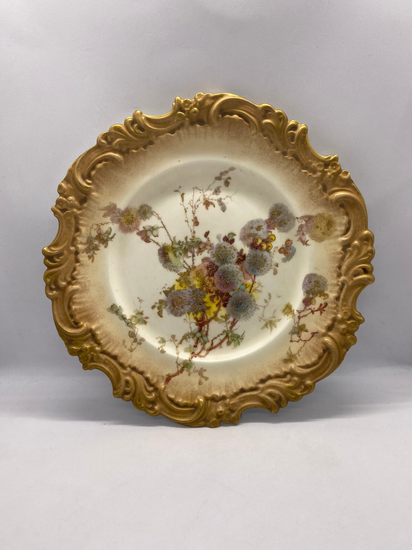 Late 19th Century Doulton Burslem Spanishware Cabinet Dish