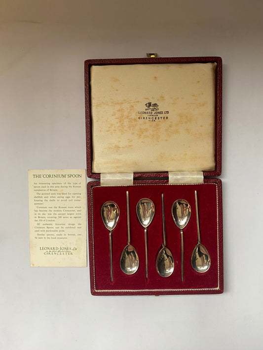 Lovely Vintage Mid Century Sterling Silver 'Corinium' Spoons