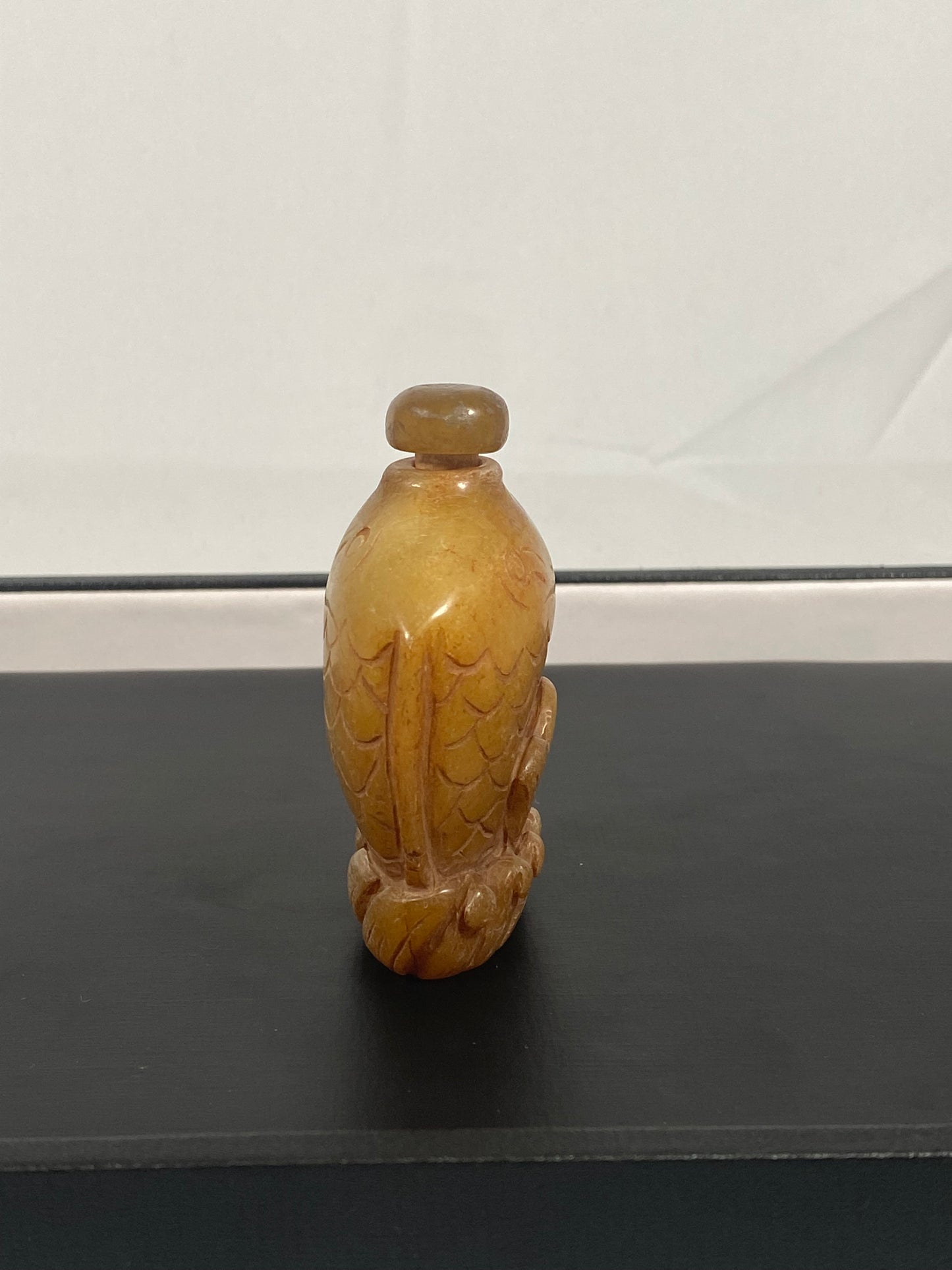 19th century Antique Chinese Shoushan Carving Tian Huang stone Snuff Bottle