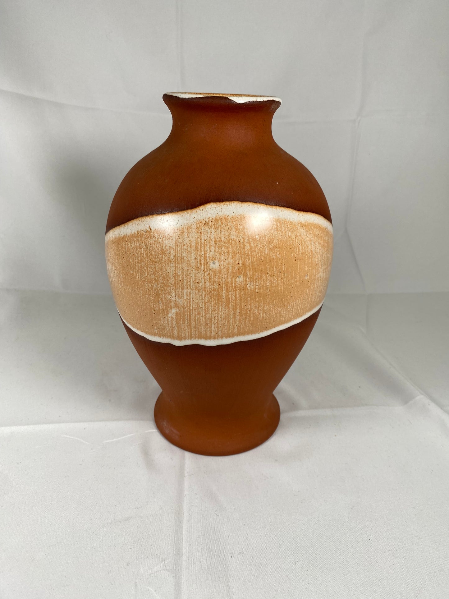 Vintage Irish Earthenware Vase, Stewart's of Lucan